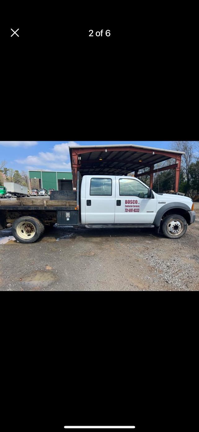 2005 F450 CREW CAB FLATBED