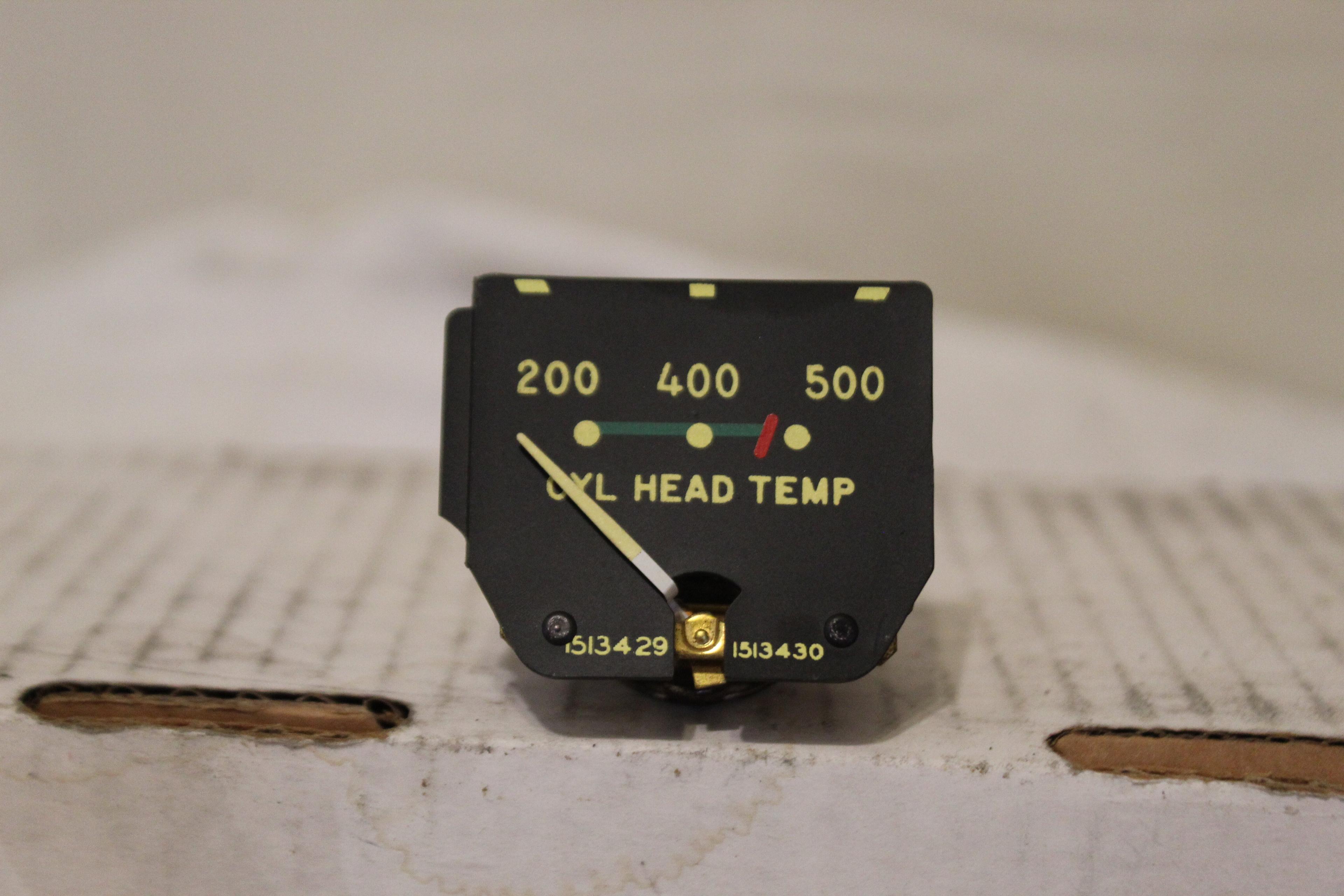 Piper Cylinder Head Temperature Cluster Gauge Indicator Pn 1513429, 1513430