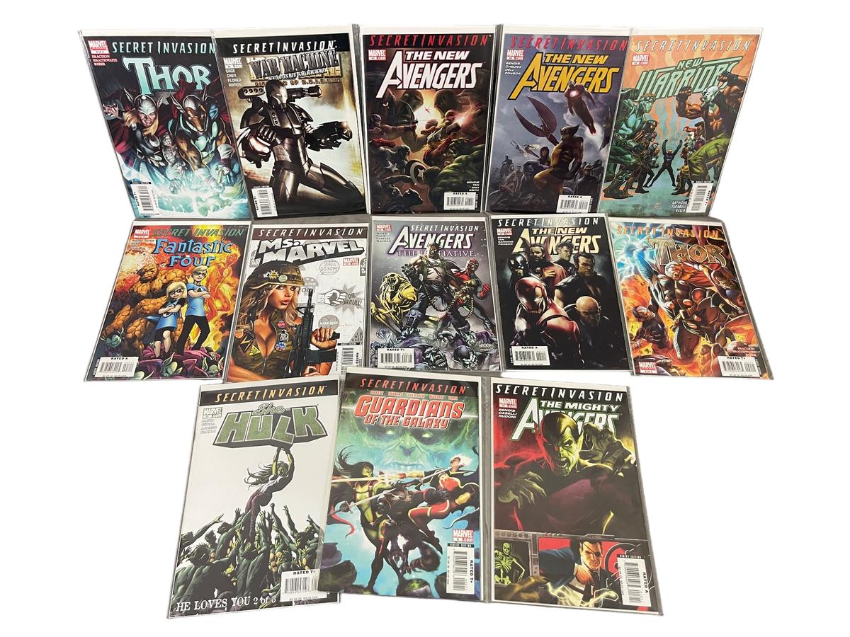 Marvel Secret Invasion Comic Book Collection Lot