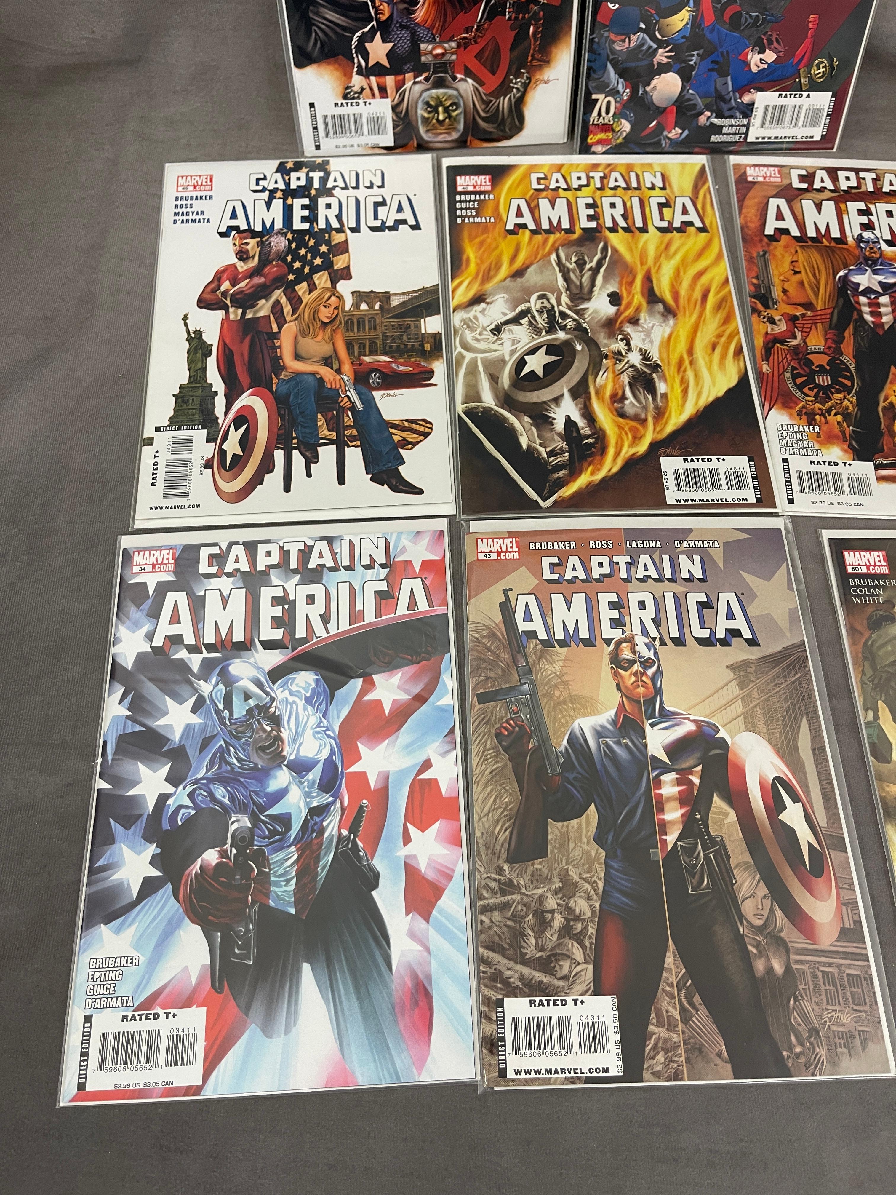 Marvel Captain America Comic Book Collection Lot