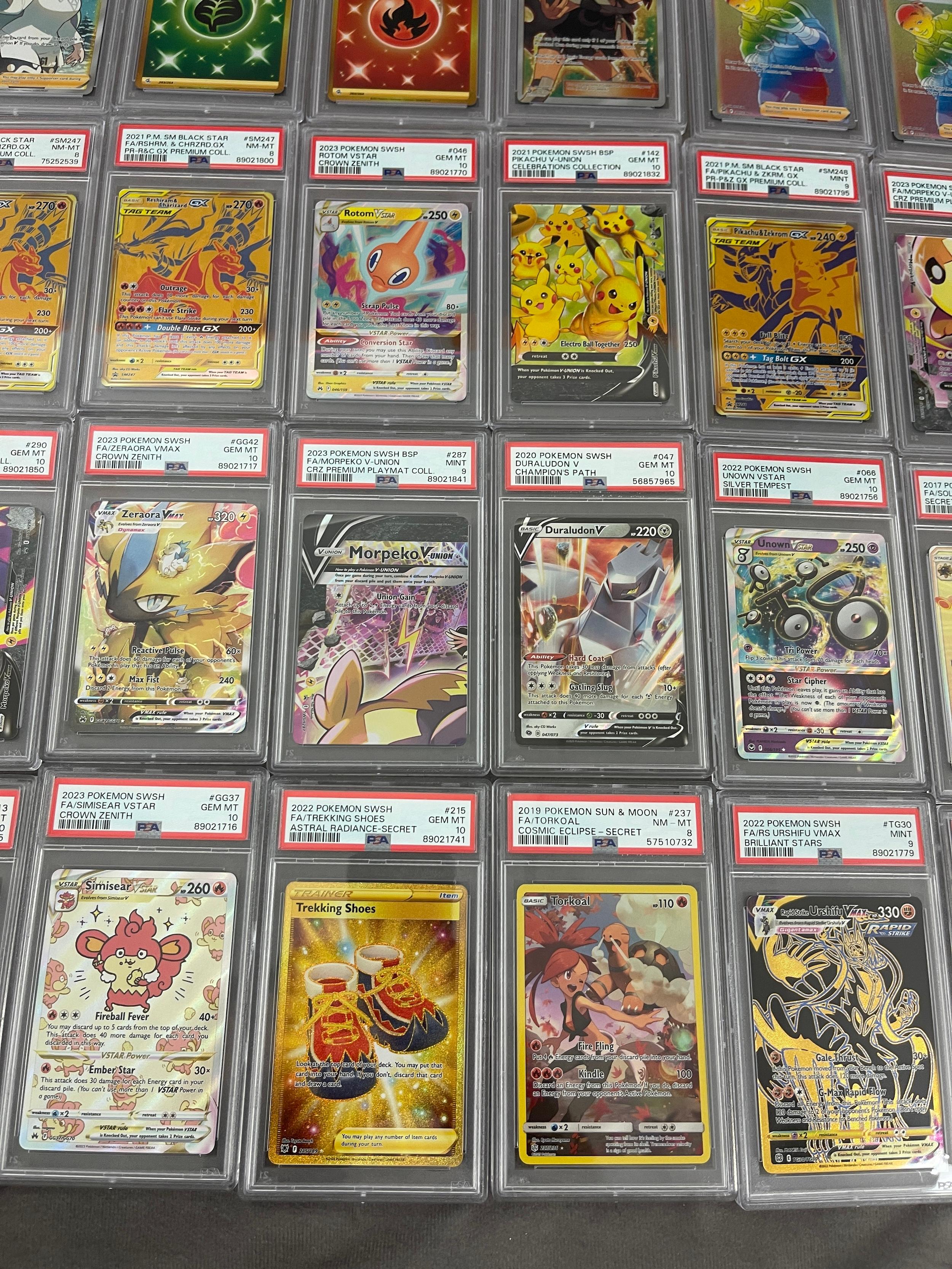 (77) Pokemon PSA Graded Cards