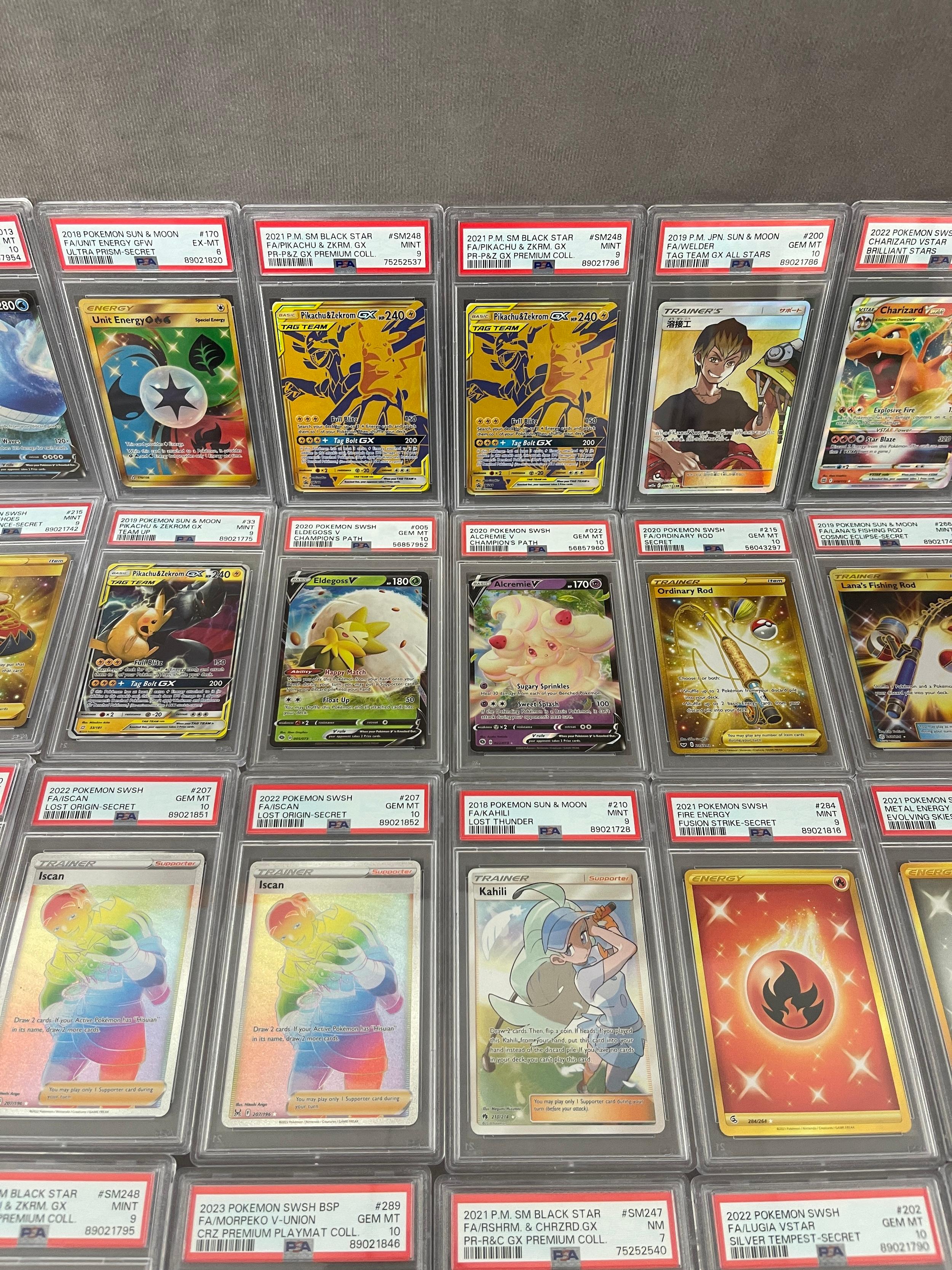 (77) Pokemon PSA Graded Cards