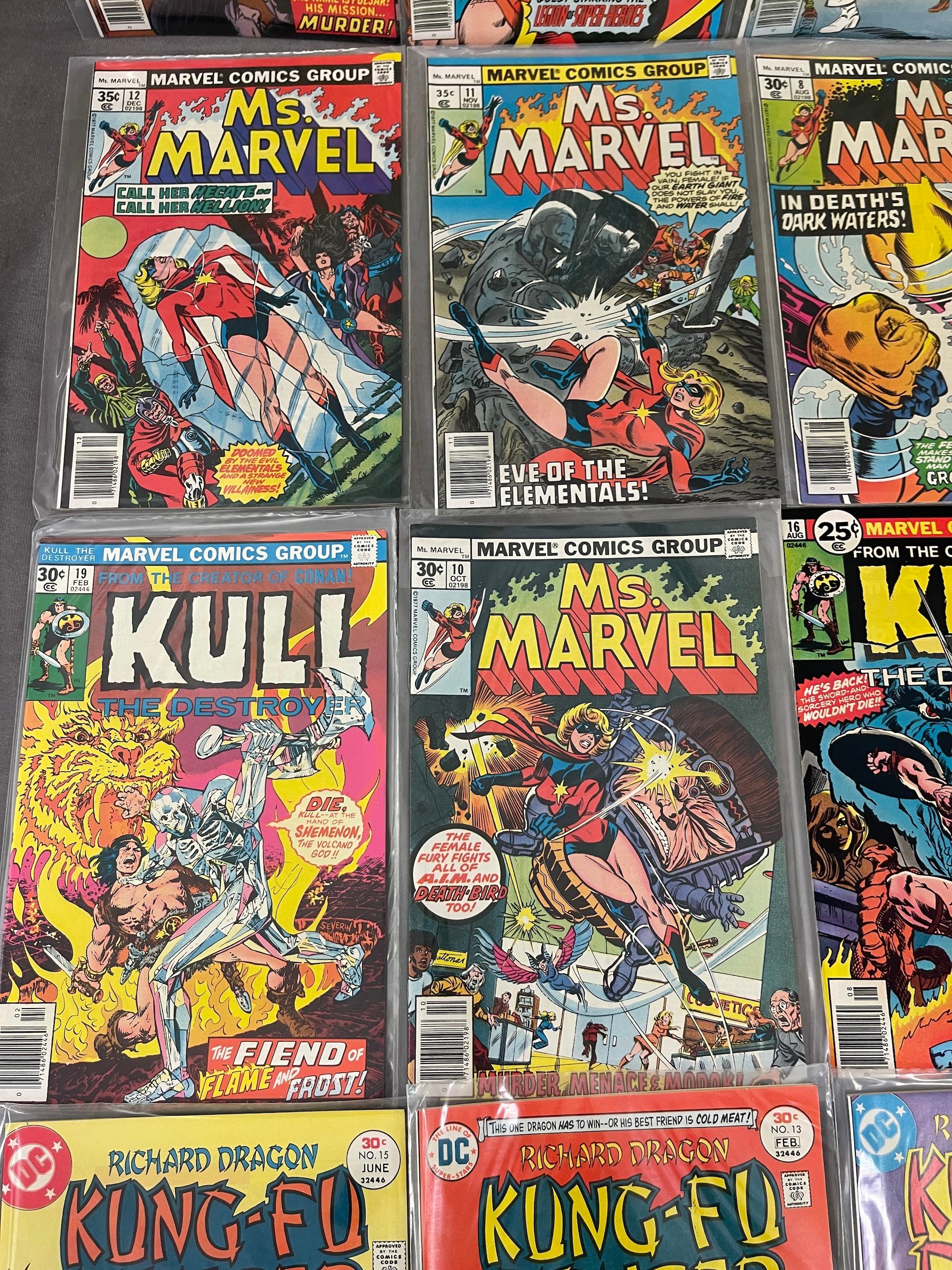 VINTAGE COMIC BOOK COLLECTION KARATE KULL KUNG-FU LOT 20