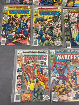 VINTAGE COMIC BOOK COLLECTION INVADERS LOT 11