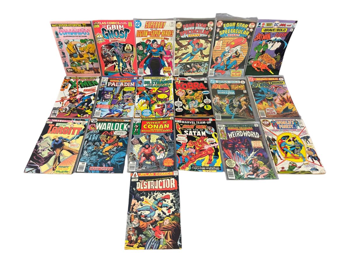 VINTAGE COMIC BOOK COLLECTION DC AND MARVEL COMICS LOT 20