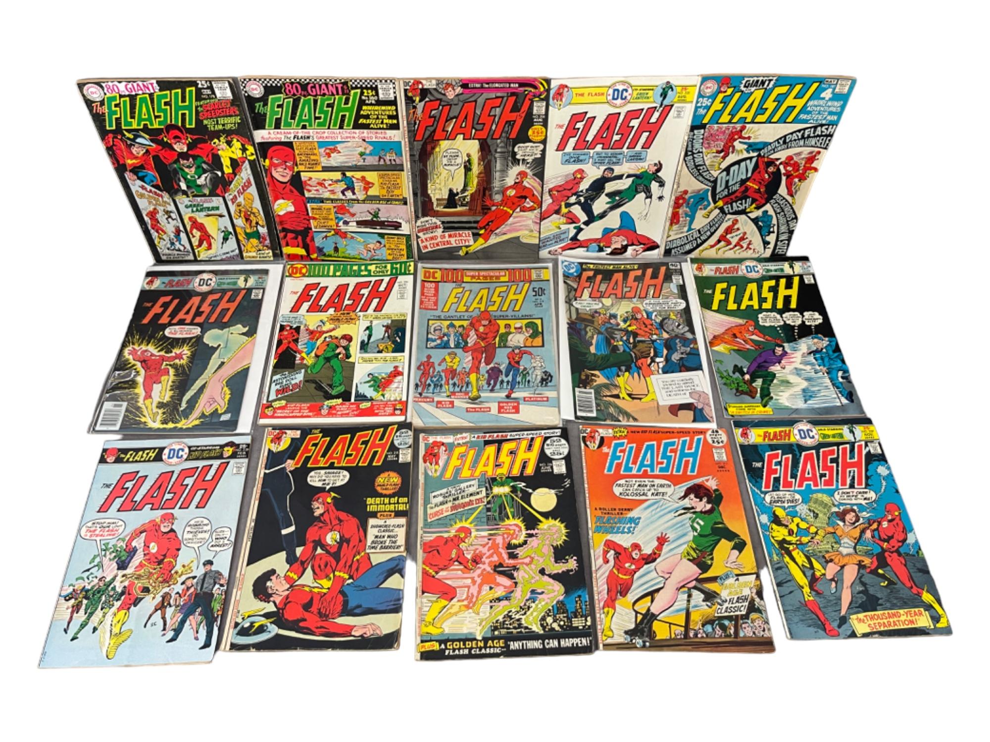 VINTAGE COMIC BOOK COLLECTION flash DC COMICS OT 14