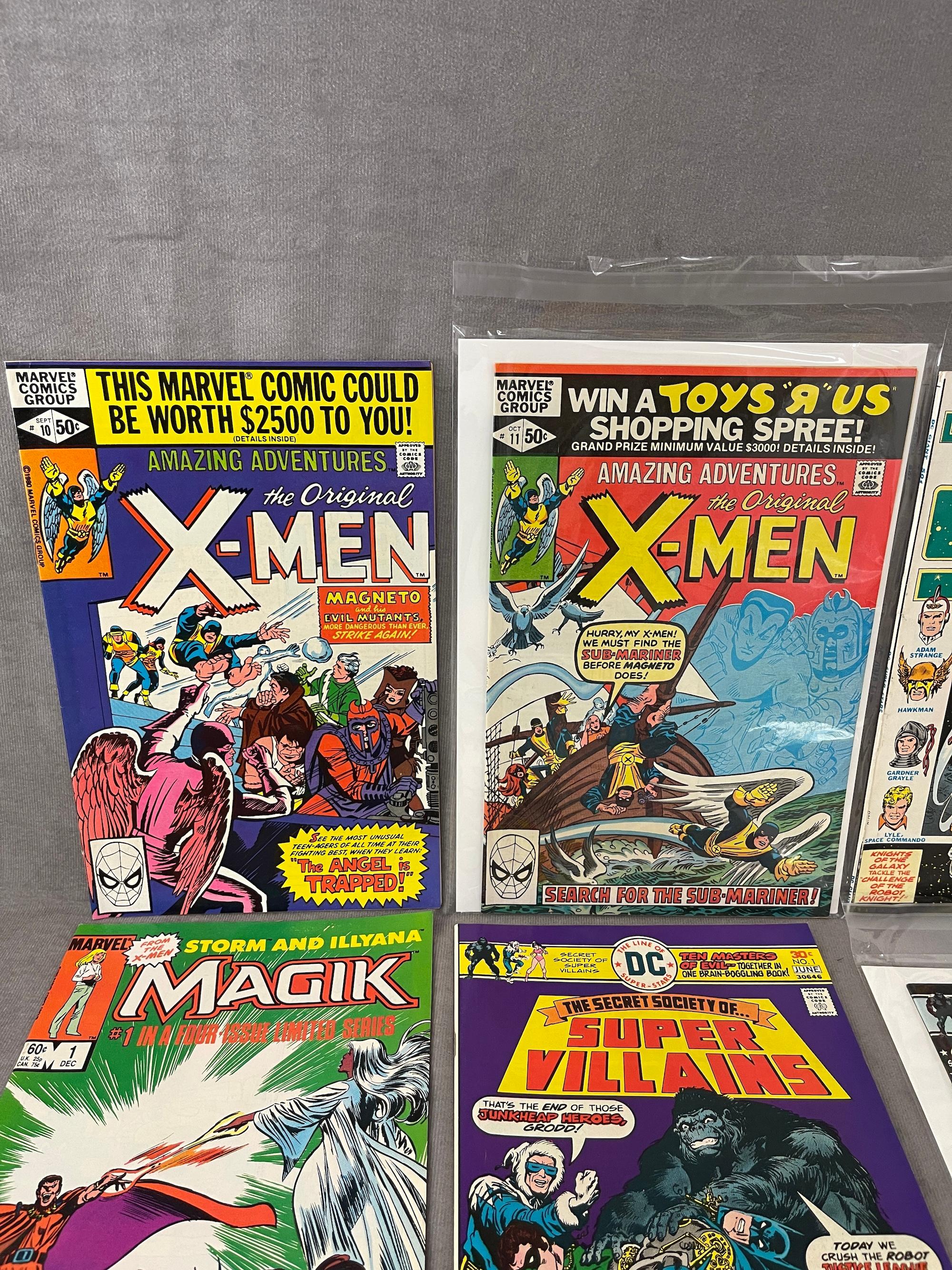 VINTAGE COMIC BOOK COLLECTION THING X-MEN LOT 8