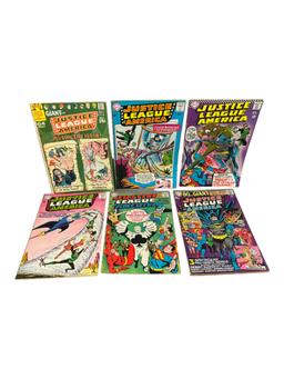 VINTAGE COMIC BOOK COLLECTION JUSTICE LEAGUE OF AMERICA 26, 49, 85, 48,43, 17 LOT 6