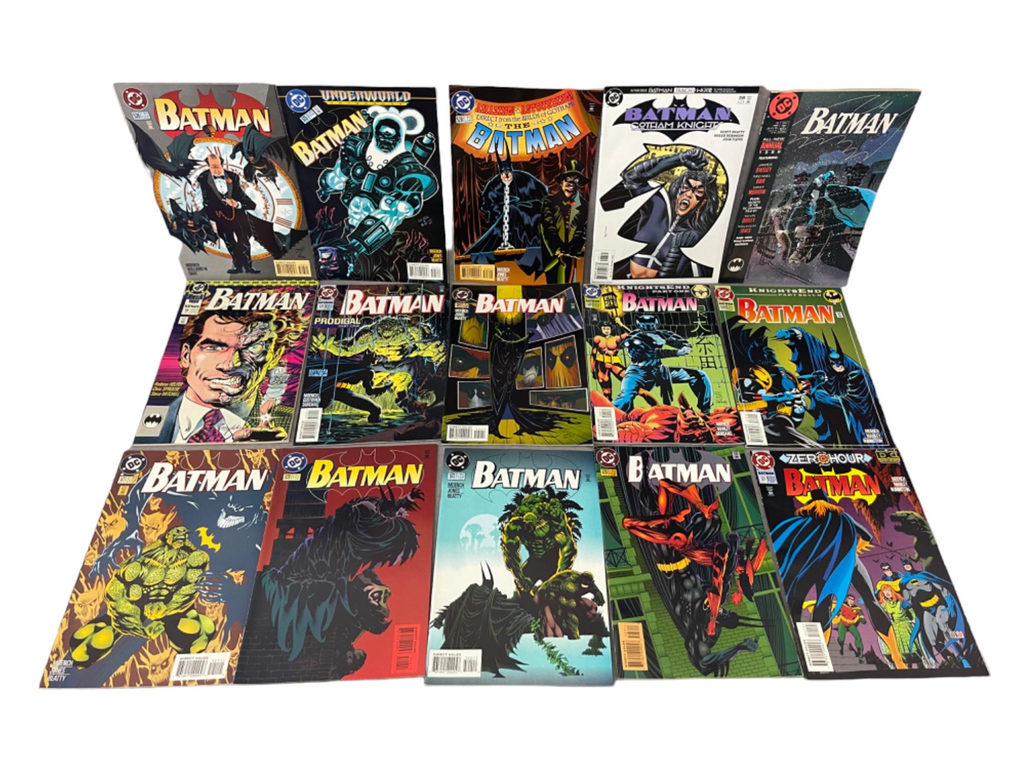 VINTAGE COMIC BOOK COLLECTION BATMAN DC COMICS LOT 14