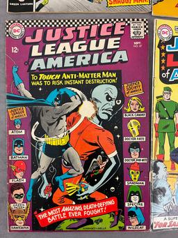 Vintage Justice League of America Marvel Comic Book #8, #47, #101, #104, #108 Collection Lot of 5