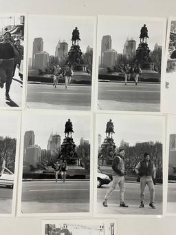 Sylvester Stallone Rocky V Behind the Scenes B&W Photo Lot