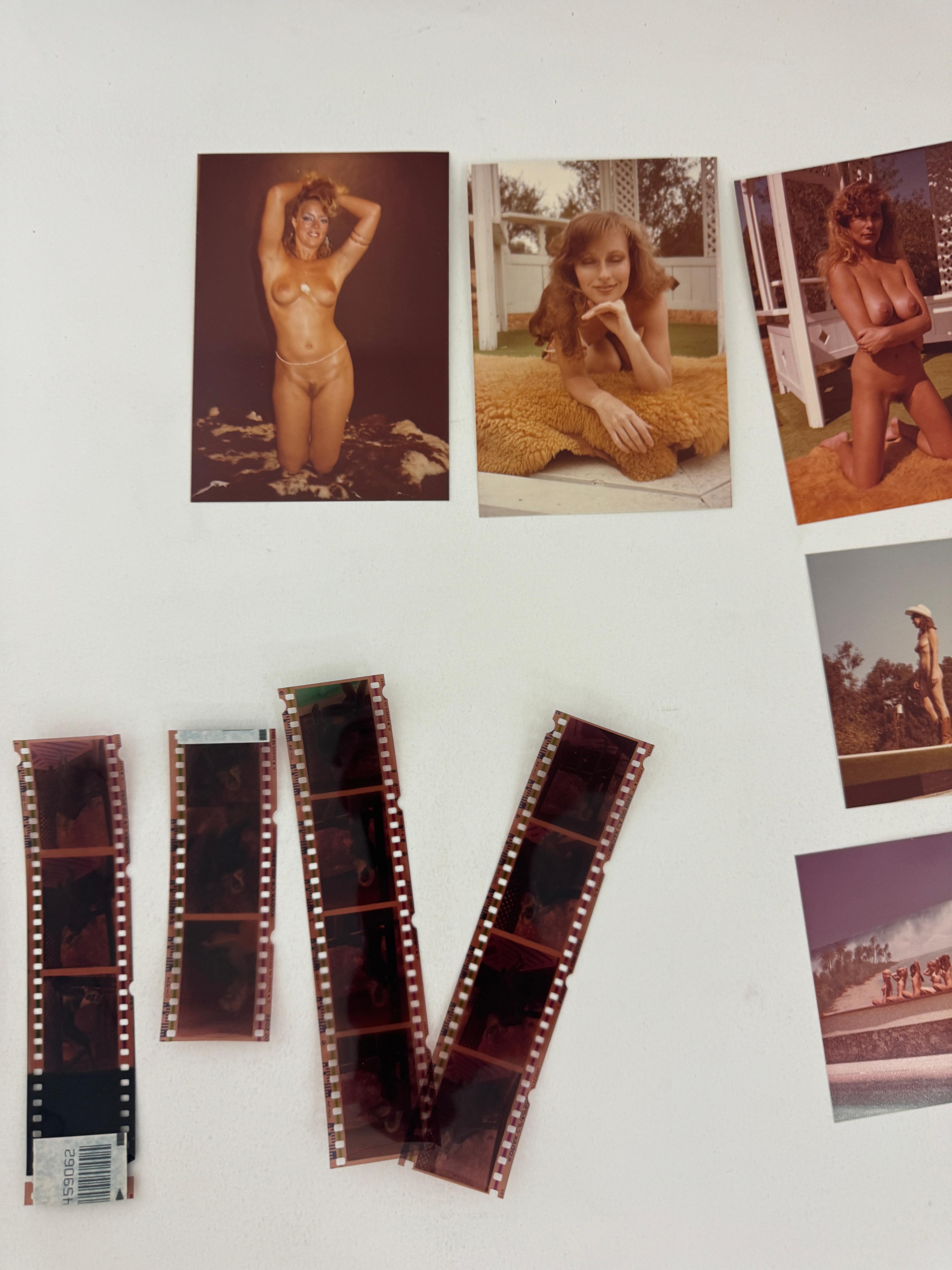 Vintage Pin-Up Nude Female Model Erotic Risque Photographwith negative Collection Lot 10