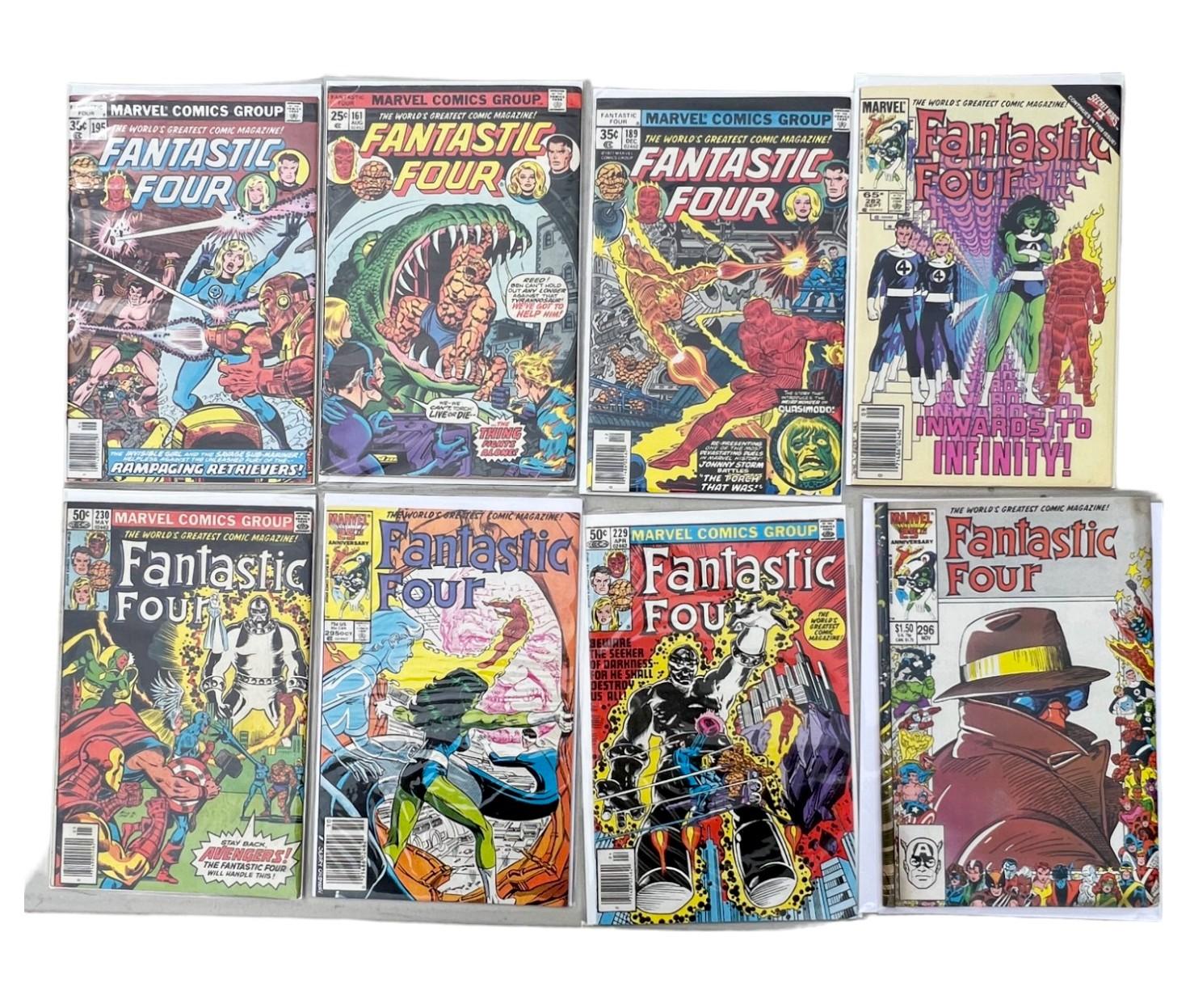 COMIC BOOK FANTASTIC FOUR COLLECTION LOT 8 MARVEL COMICS