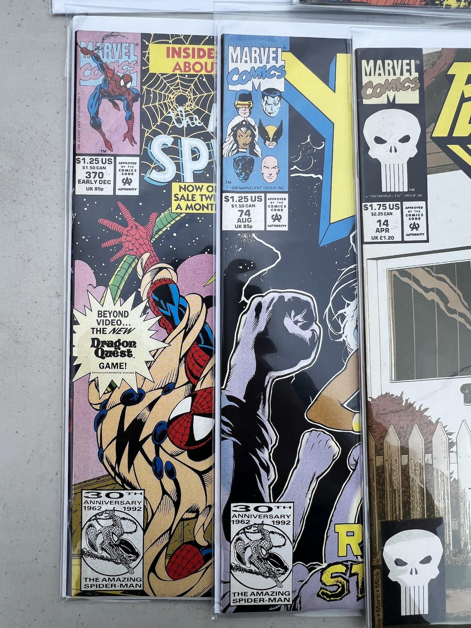 Comic Book Collection lot 15 Marvel Comics, Punisher Fantastic Four X-Men