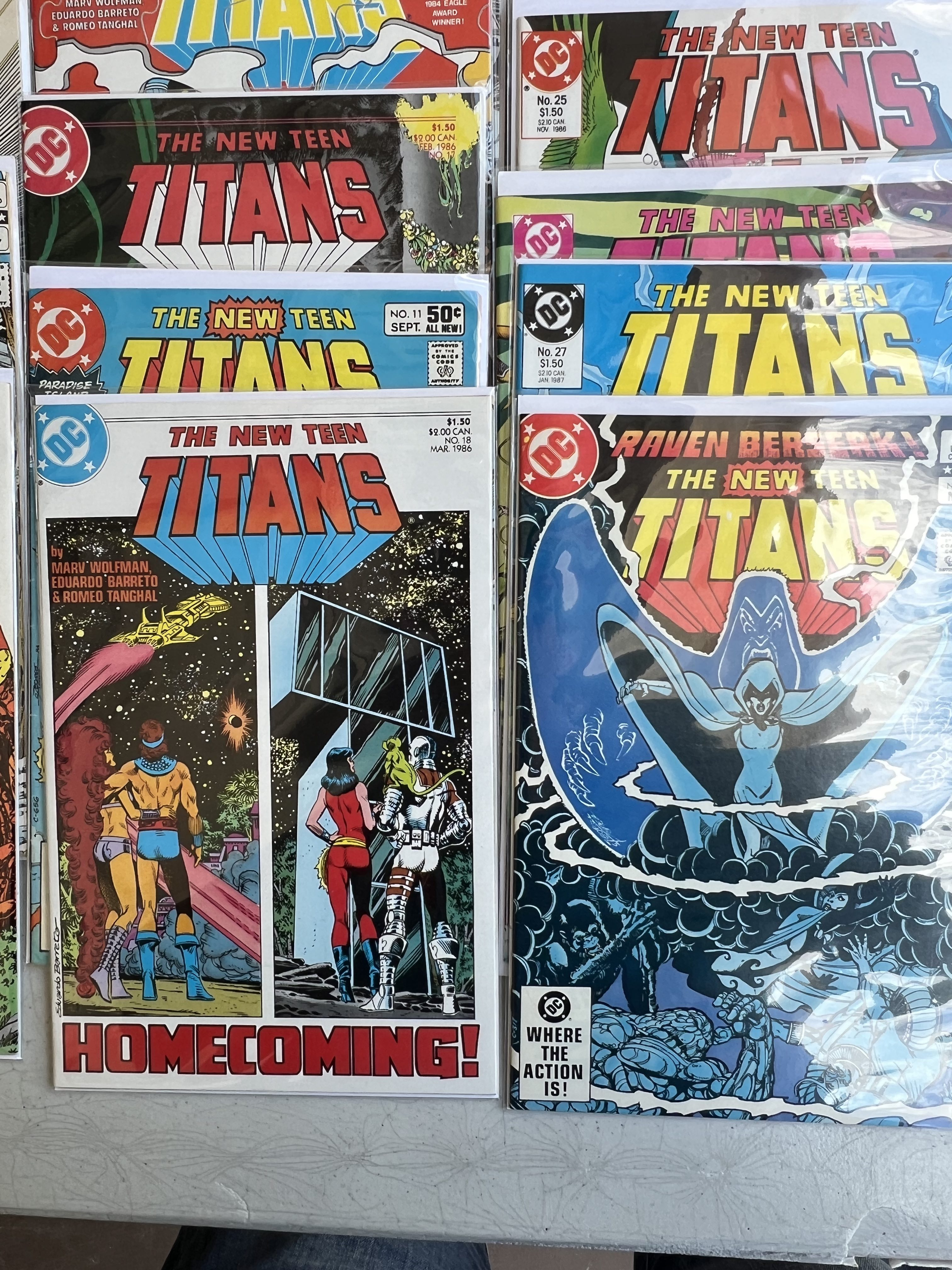 Comic Book Titans DC collection lot 21