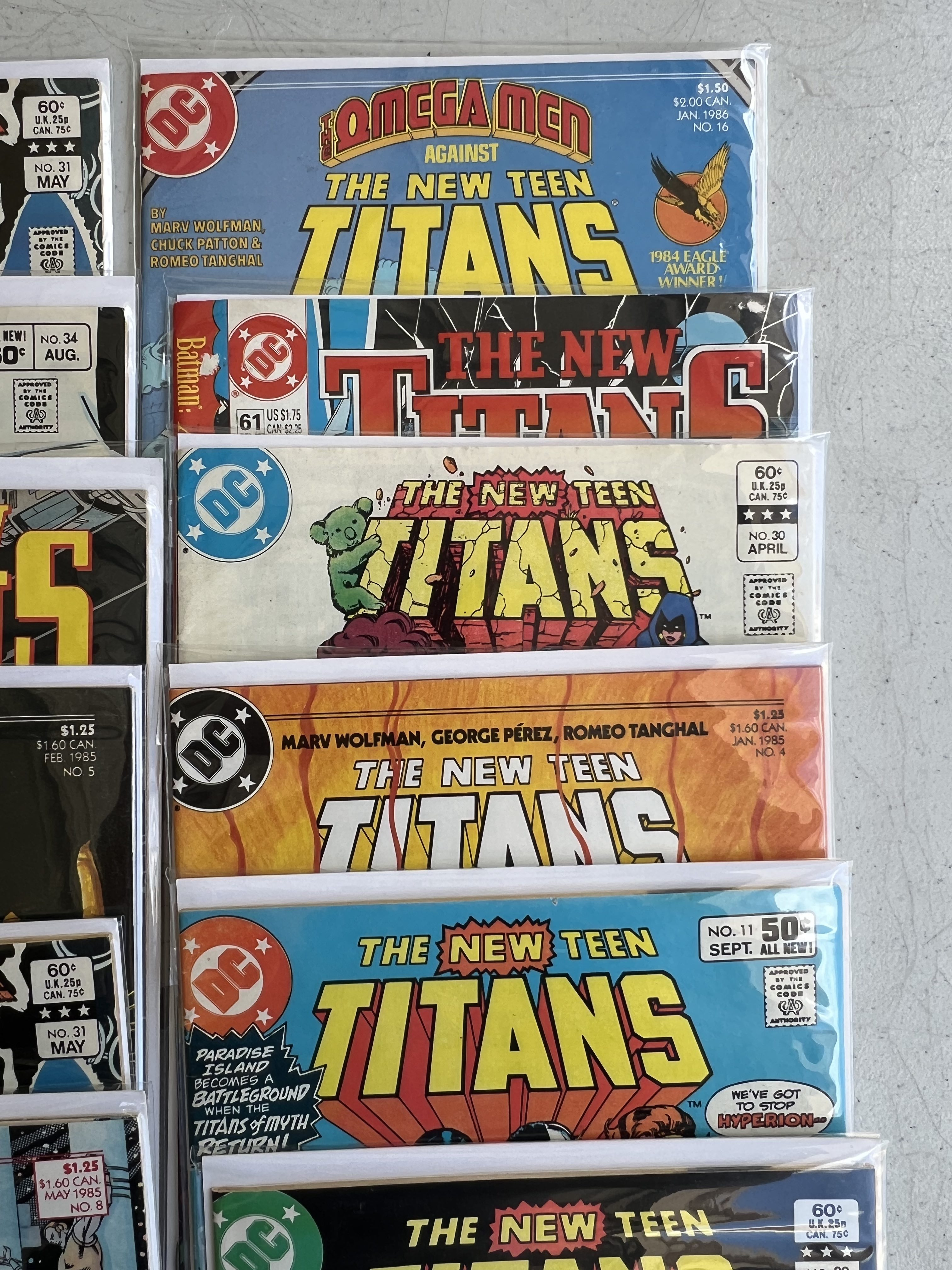 Comic Book Titans DC collection lot 21