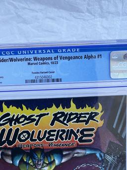 COMIC BOOK Ghost Rider Wolverine WEAPONS Of VENGEANCE #1 Marvel Comics Variant CGC 9.8