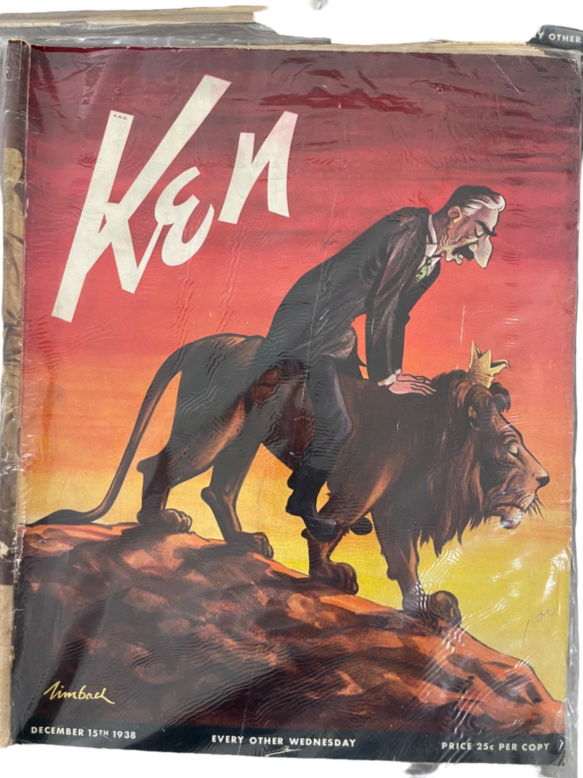 Vintage 1938-1939 Ken Magazine Collection Lot