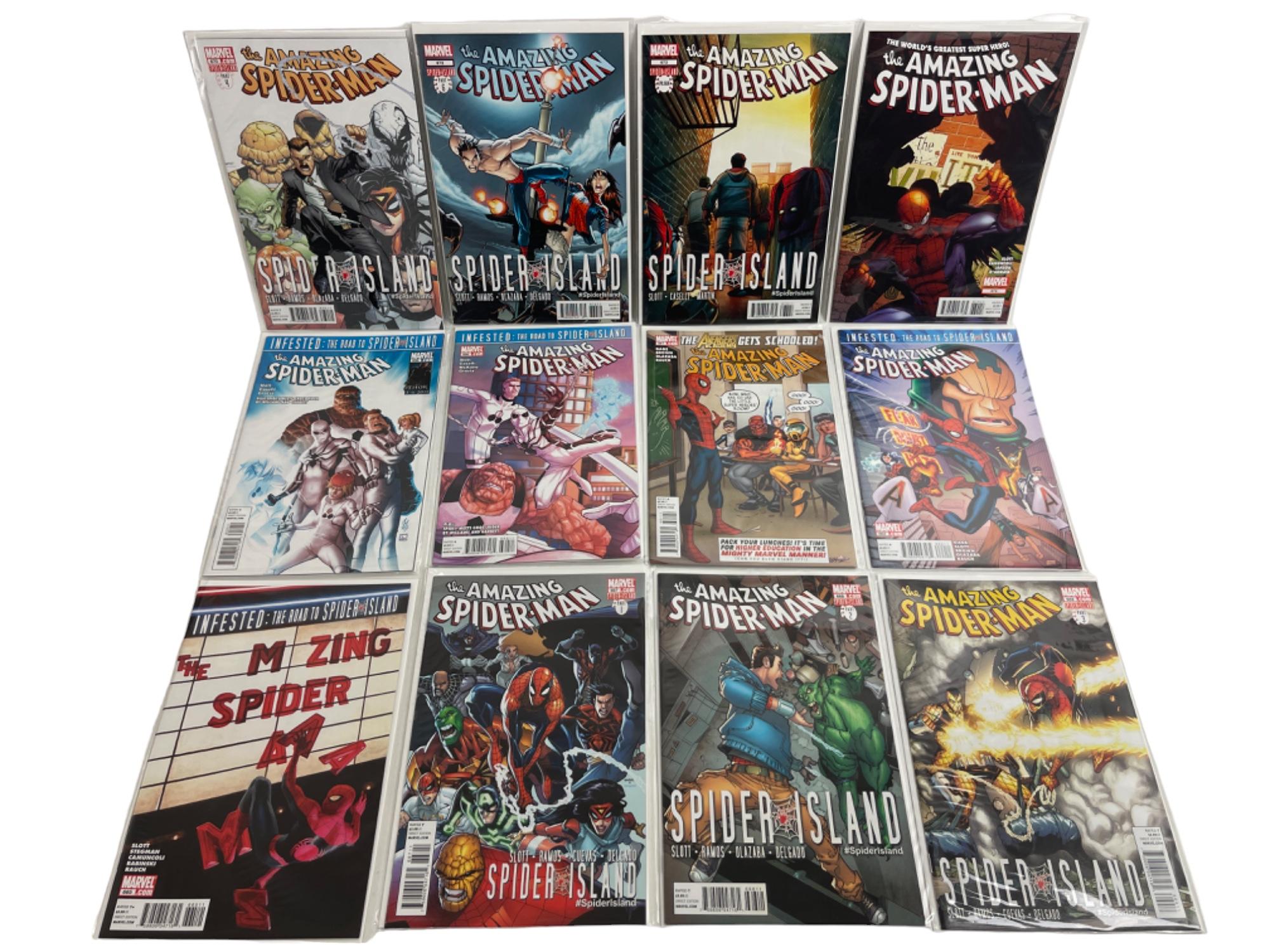 The Amazing Spiderman Marvel Comic Book Collection Lot of 12