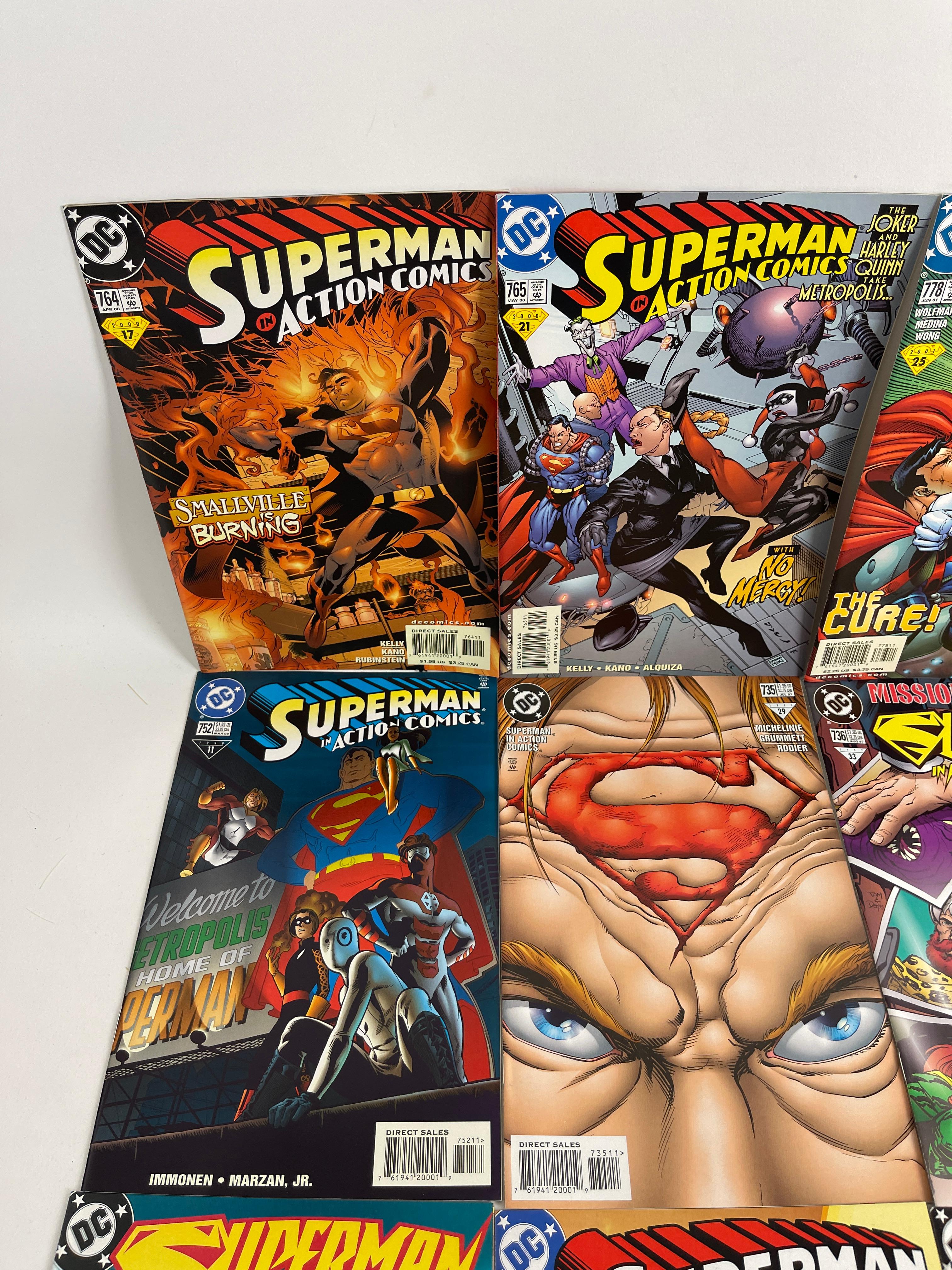 Vintage comic book Superman collection lot 20 DC comics