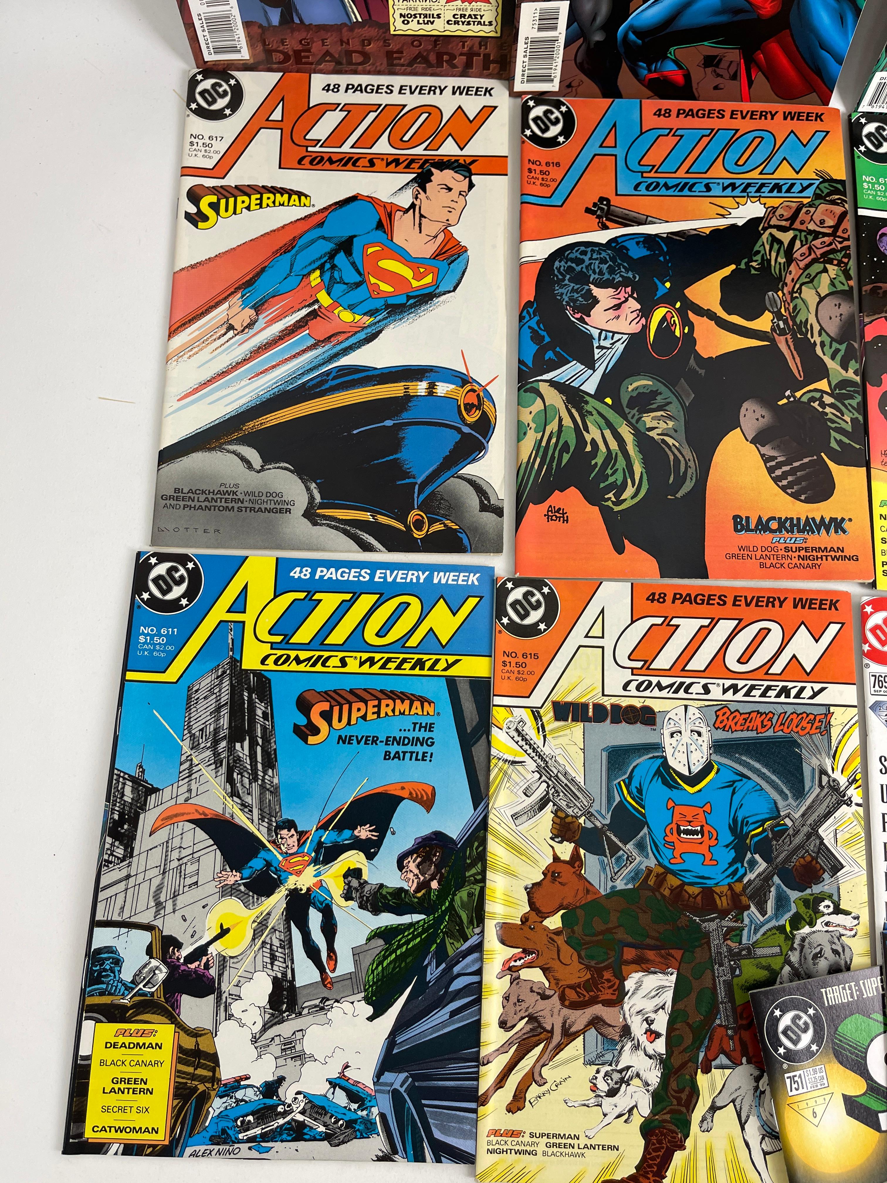 Vintage comic book Superman collection lot 20 DC comics