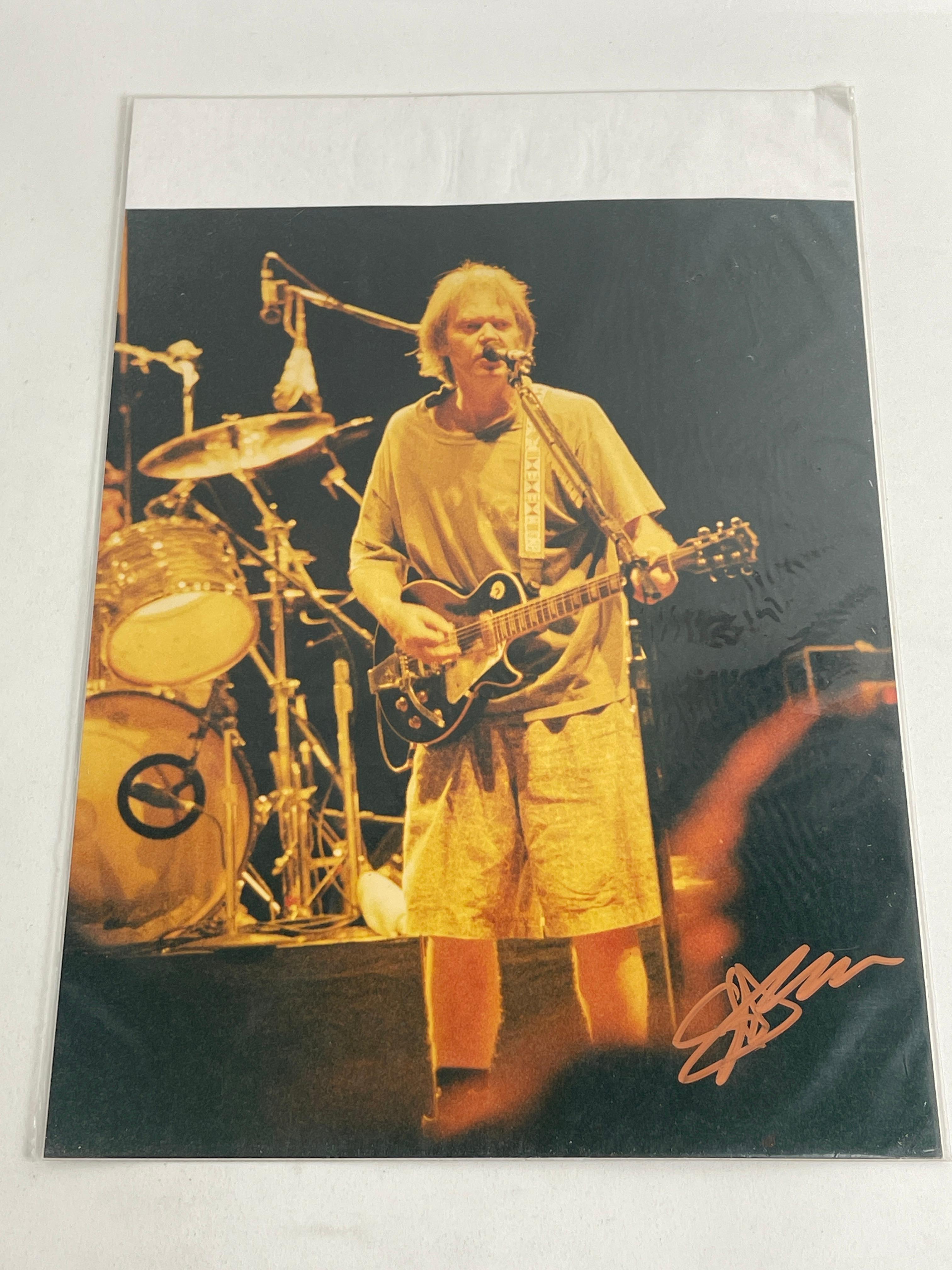 ORIGINAL COLOR PHOTOGRAPHY Neil Young  SIGNED