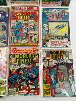 Vintage Worlds Finest Marvel DC Comic Book Collection Lot of 14