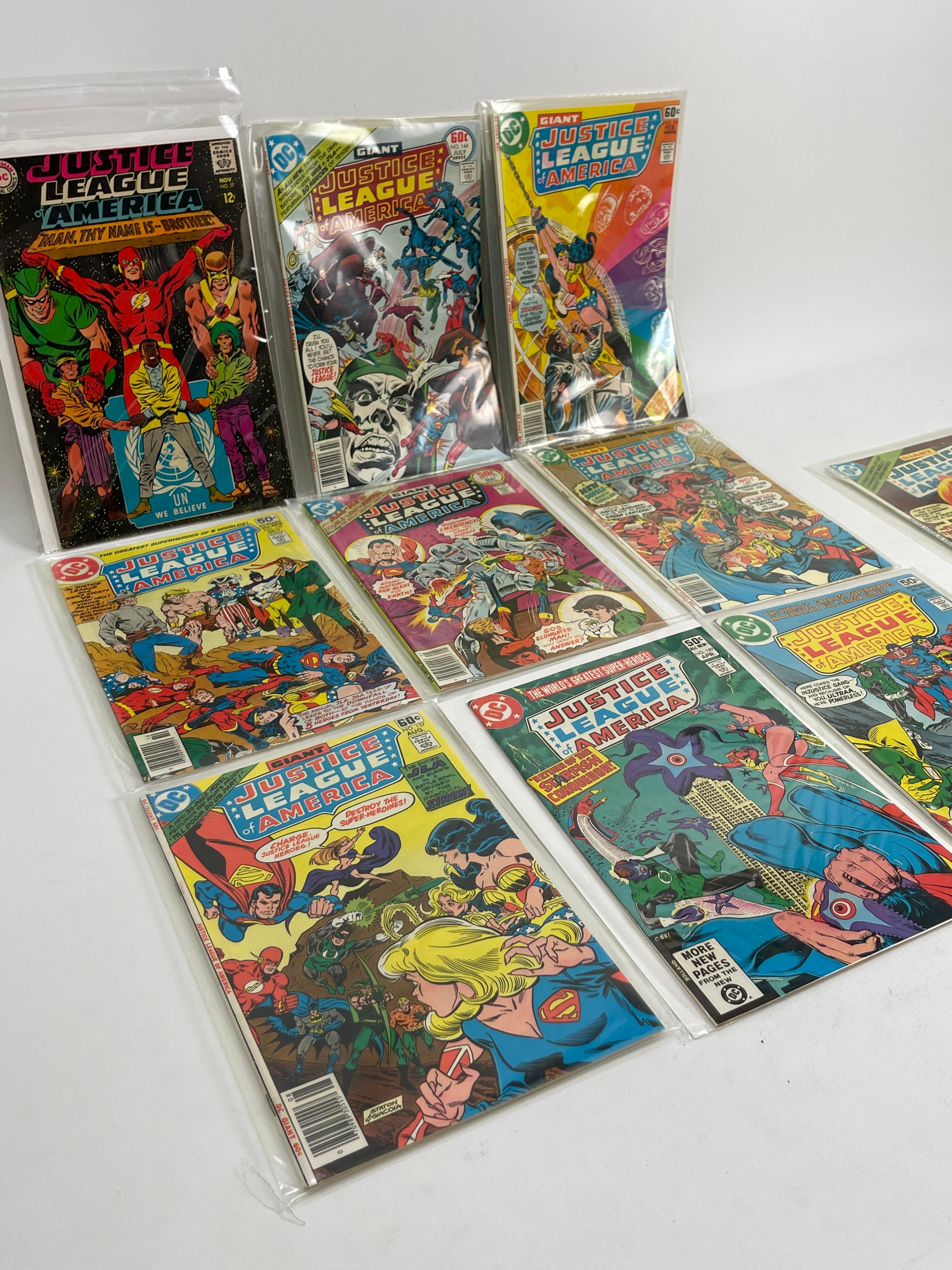 Vintage Justice League of America Marvel DC Collection Lot of 10