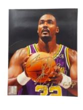 Karl Malone Utah Jazz Signed 8x10 Photograph