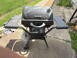 char boil, gas grill