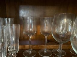 Vintage Wine glasses, champagne glasses