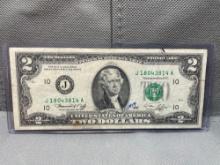 1976 2 Dollar Bill