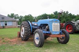 Leyland 154 Diesel Tractor and Box Blade