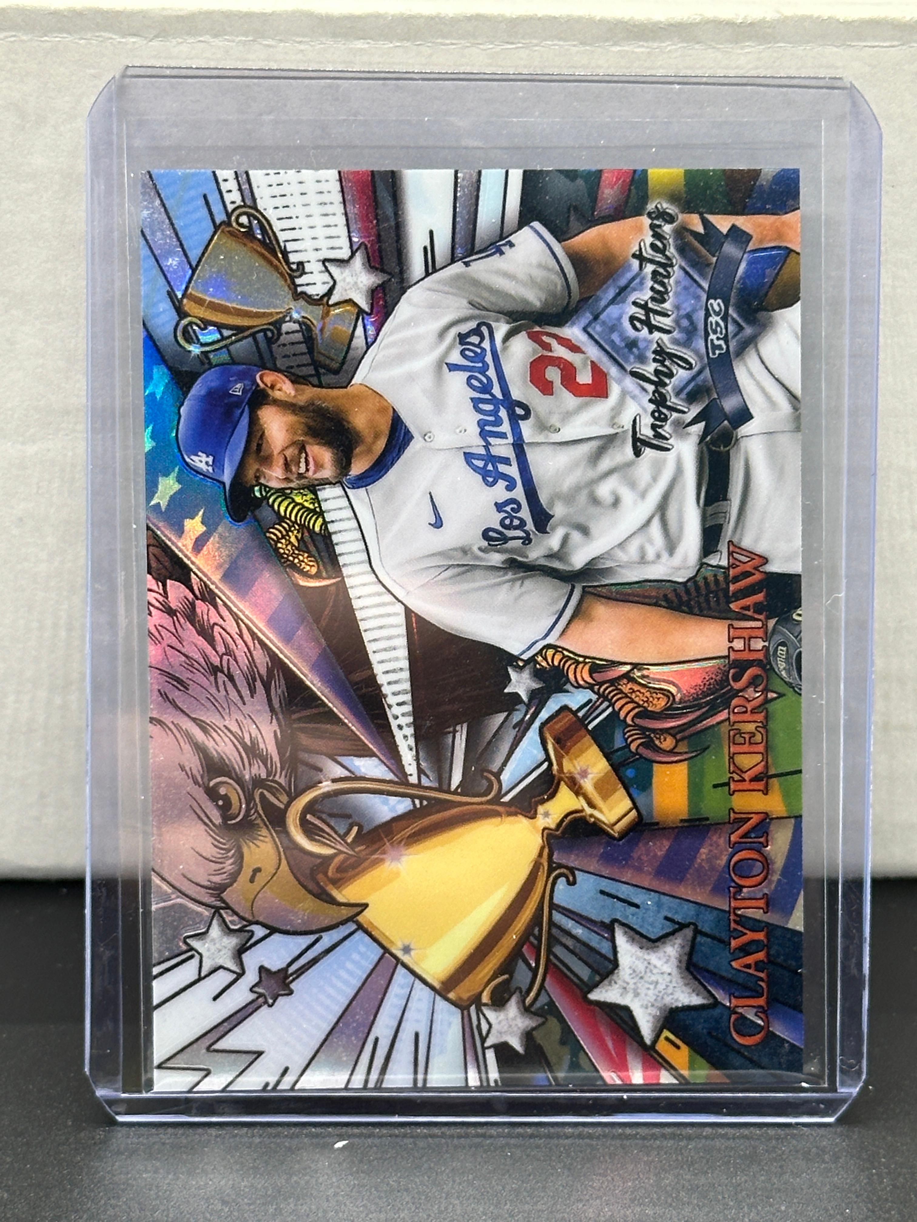 Clayton Kershaw 2022 Topps Stadium Club Trophy Hunters Insert #RL-18