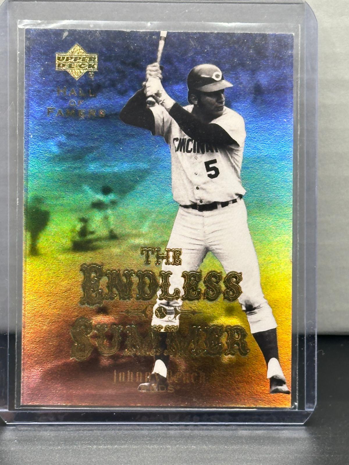 Johnny Bench 2001 Upper Deck The Endless Summer Insert #ES5