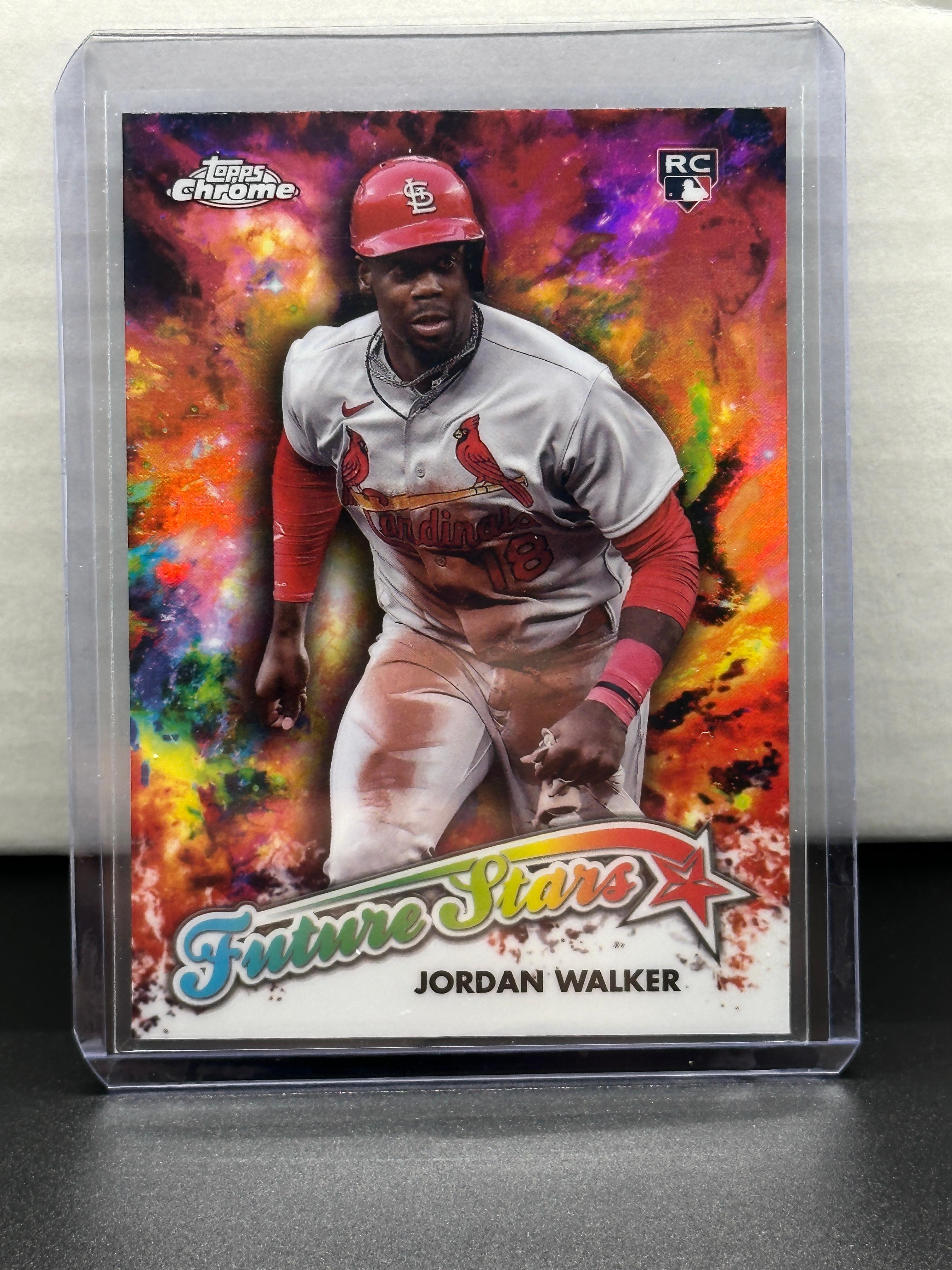 Jordan Walker 2023 Topps Chrome Future Stars Refractor Rookie RC #FSU-7