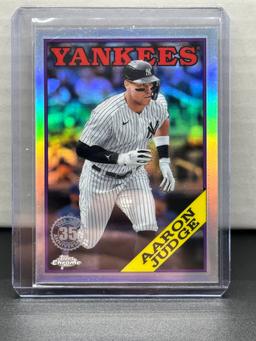 Aaron Judge 2023 Topps Chrome 1988 Design Refractor Insert #88CU-1