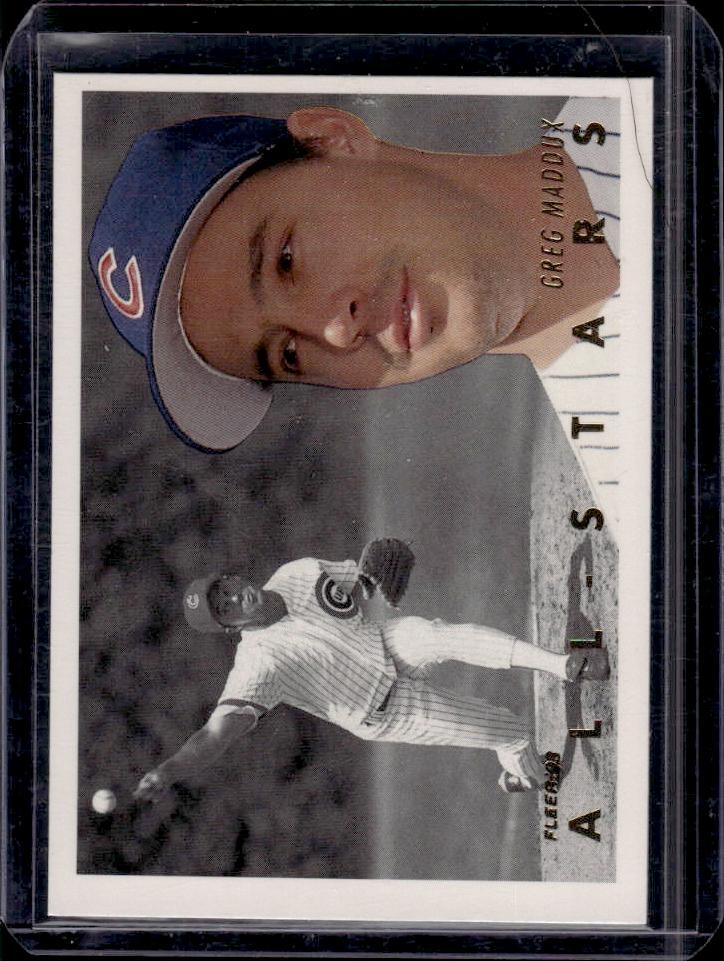 Greg Maddux 1993 Fleer All Star Subset #10