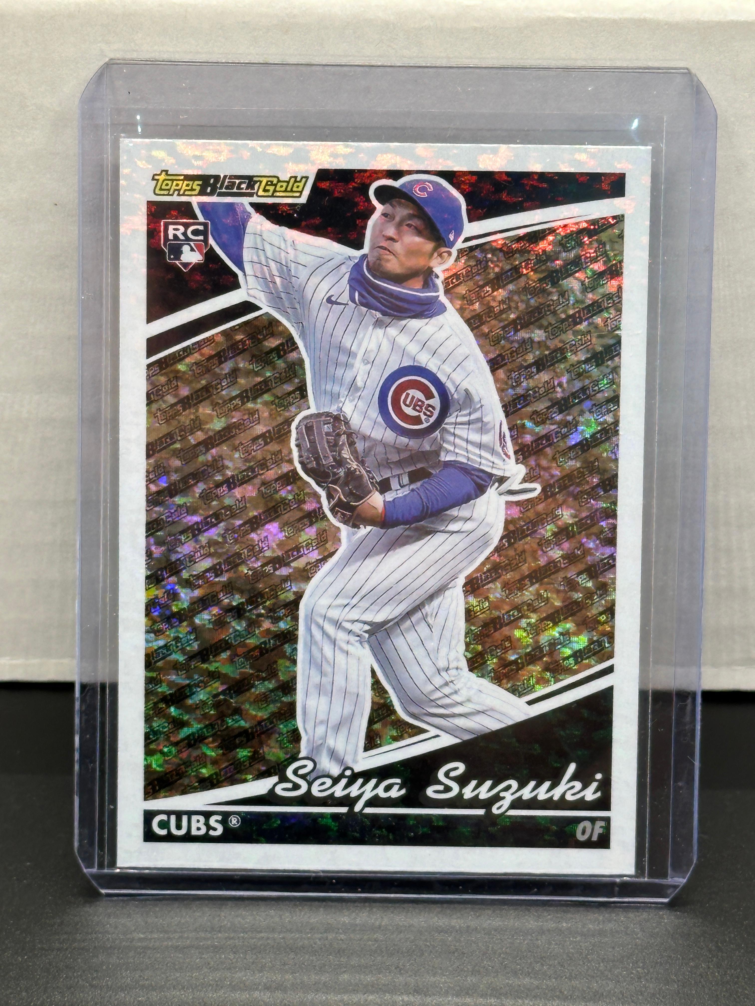 Seiya Suzuki 2022 Topps Black Gold Rookie RC Insert #BG-15