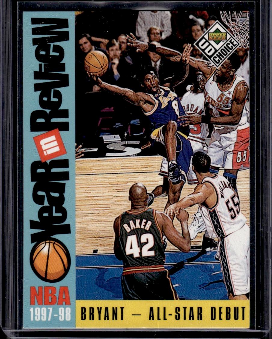 Kobe Bryant 1998 Upper Deck Choice Year in Review #186