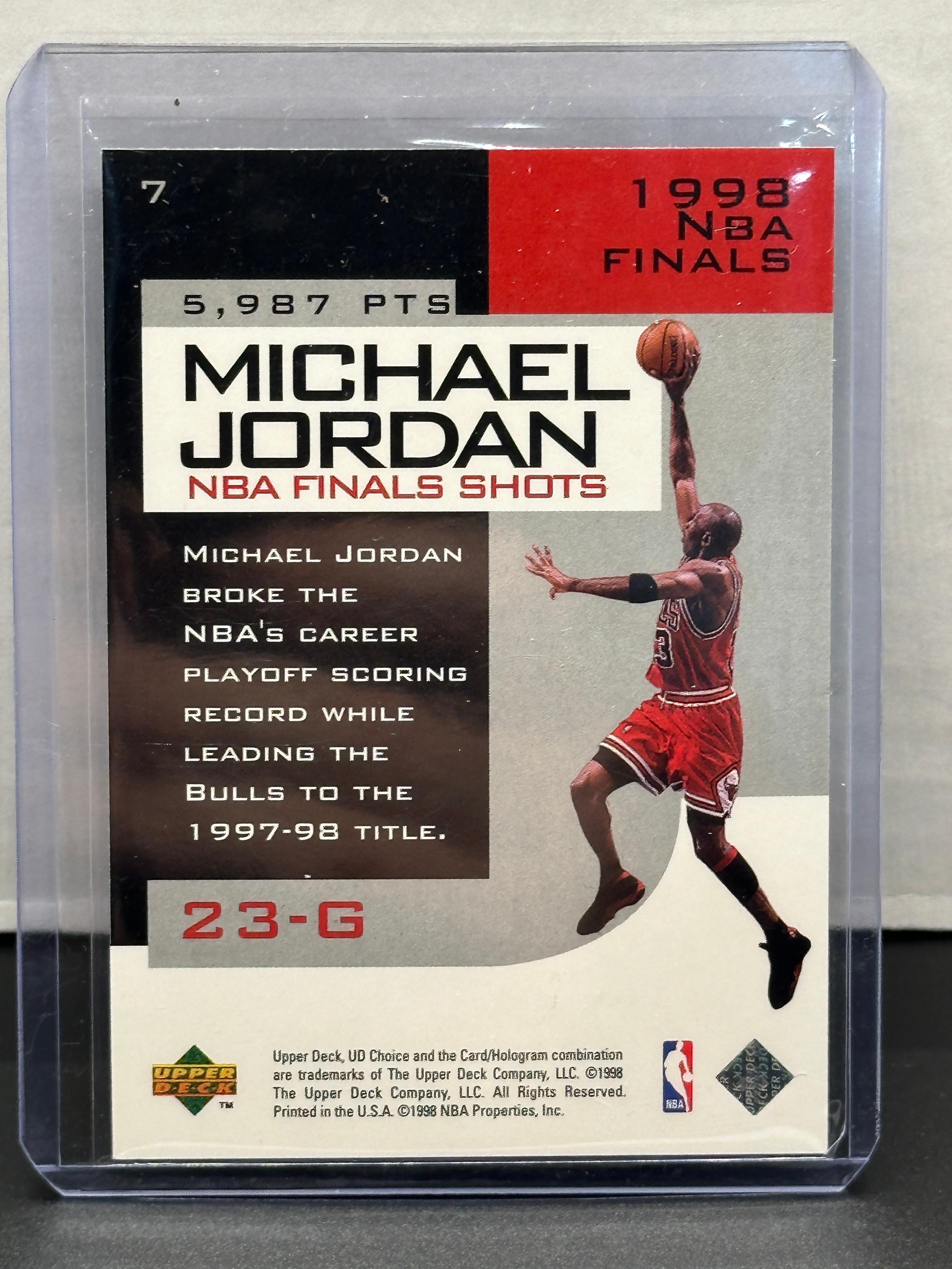 Michael Jordan 1998 Upper Deck Choice #7