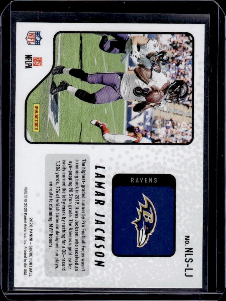 Lamar Jackson 2020 Panini Score Next Level Insert #NLS-LJ