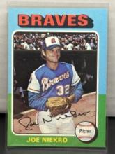 Joe Niekro 1975 Topps #595