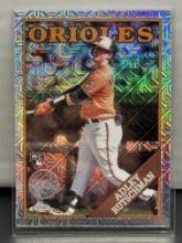 Adley Rutschman 2023 Topps Chrome Silver Pack 1988 Design Rookie RC Mojo Refractor Insert #T88C-5