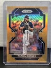 Corbin Burnes 2022 Panini Prizm Orange (#19/100) Prizm #208