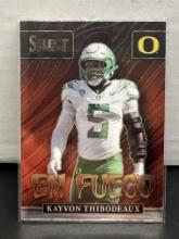 Kayvon Thibodeaux 2022 Panini Select Draft Picks En Fuego Insert #EN-KT