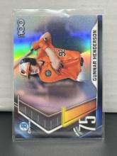 Gunnar Henderson 2022 Bowman Chrome Top 100 Refractor Insert #BTP-75