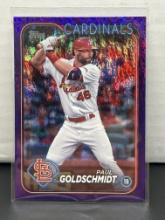 Paul Goldschmidt 2024 Topps Purple (#406/799) Foilboard #46