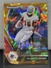 Davante Adams 2021 Panini Prizm Draft Picks Orange Cracked Ice Prizm #49