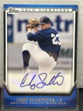 Cory Scarpetta 2011 Topps Pro Debut Rookie Auto #SSA-CS